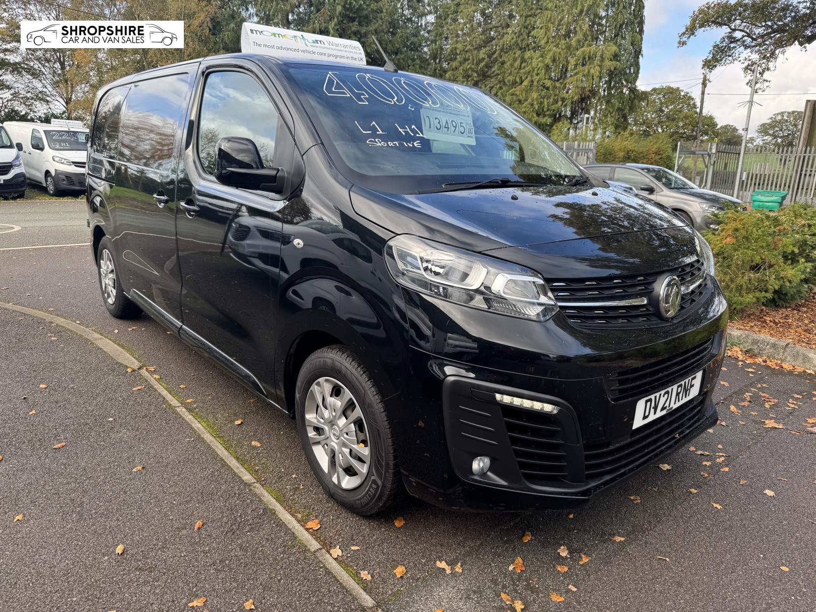 Vauxhall Vivaro 1.5 Turbo D 2700 Sportive Panel Van 5dr Diesel Manual L1 H1 Euro 6 (s/s) (120 ps)