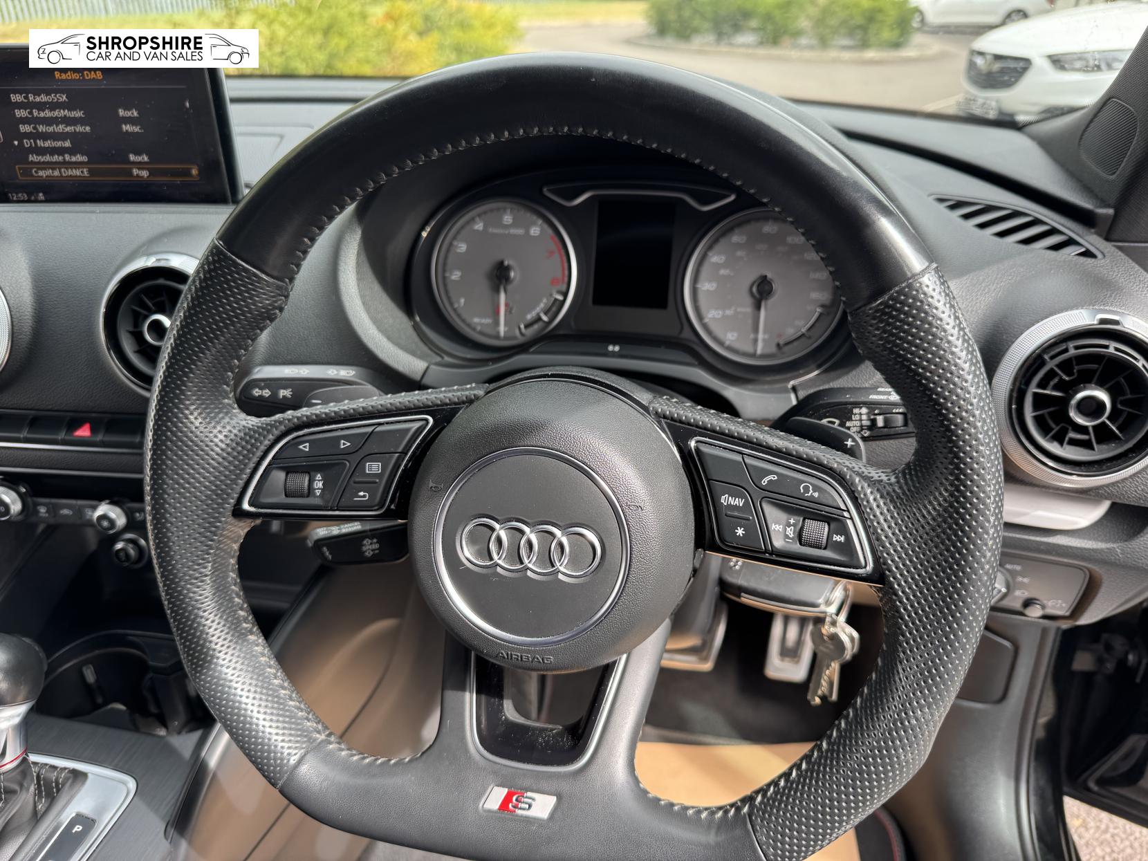 Audi S3 2.0 TFSI Black Edition Sportback 5dr Petrol S Tronic quattro Euro 6 (s/s) (310 ps)