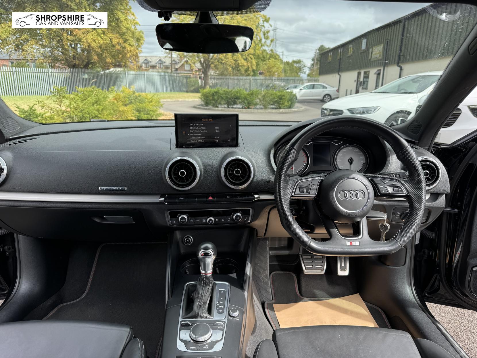 Audi S3 2.0 TFSI Black Edition Sportback 5dr Petrol S Tronic quattro Euro 6 (s/s) (310 ps)