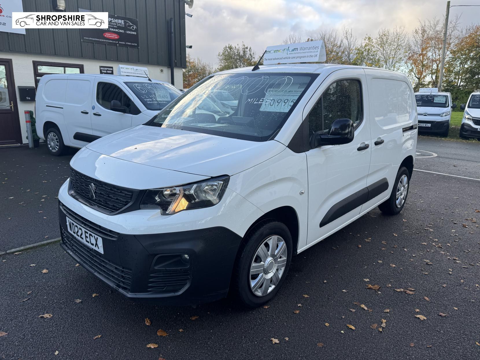 Peugeot Partner 1.5 BlueHDi 1000 Professional Premium Standard Panel Van 5dr Diesel Manual SWB Euro 6 (100 bhp)