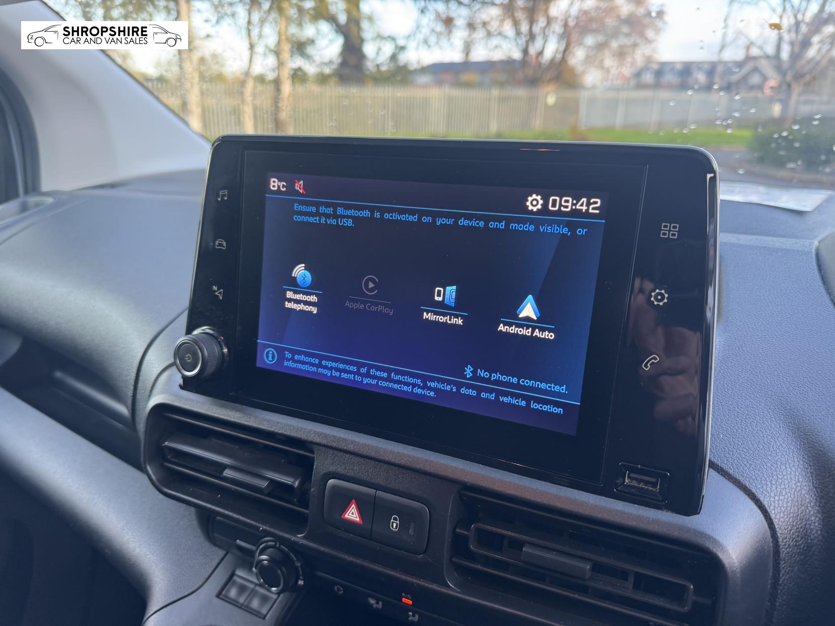 Peugeot Partner 1.5 BlueHDi 1000 Professional Premium Standard Panel Van 5dr Diesel Manual SWB Euro 6 (100 bhp)